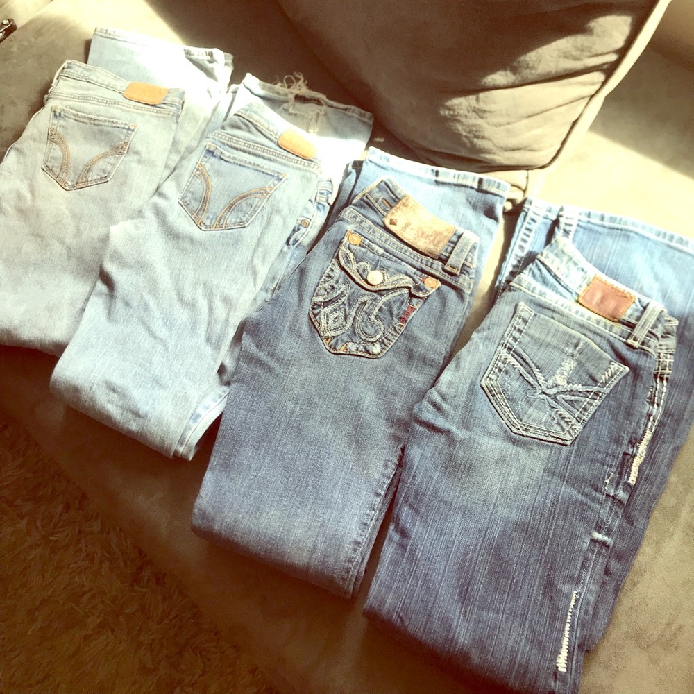 Package of 4 pairs of Jeans Mek and BKE